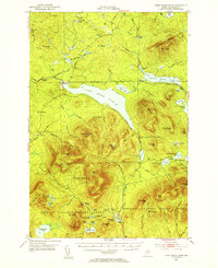 First Roach Pond 1952 topographic map thumbnail