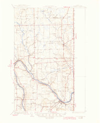 Fort Fairfield 1933 topographic map thumbnail