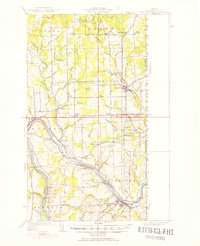 Fort Fairfield 1951 topographic map thumbnail