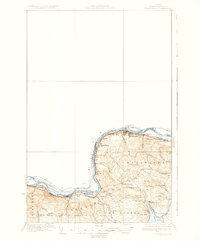 Frenchville 1935 topographic map thumbnail