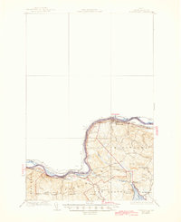 Frenchville 1935 topographic map thumbnail