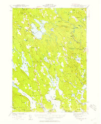Gardner Lake 1941 topographic map thumbnail