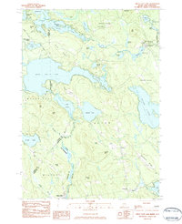 Great East Lake 1983 topographic map thumbnail