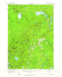Great Pond 1957 topographic map thumbnail
