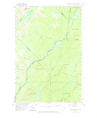 Hardwood Mountain 1957 topographic map thumbnail