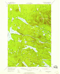 Harrington Lake 1954 topographic map thumbnail