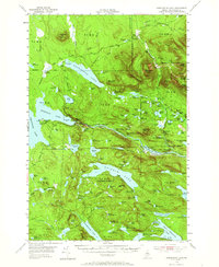 Harrington Lake 1954 topographic map thumbnail