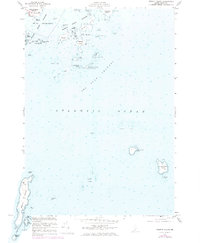 Hewett Island 1955 topographic map thumbnail