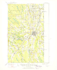 Houlton 1951 topographic map thumbnail