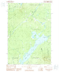 Indian Pond North 1988 topographic map thumbnail