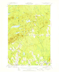Island Falls 1940 topographic map thumbnail