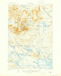 Katahdin 1930 topographic map thumbnail