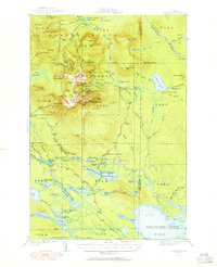 Katahdin 1949 topographic map thumbnail