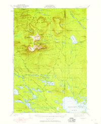 Katahdin 1949 topographic map thumbnail