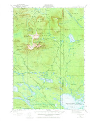 Katahdin 1949 topographic map thumbnail