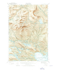 Katahdin 1949 topographic map thumbnail