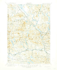 Kezar Falls 1911 topographic map thumbnail