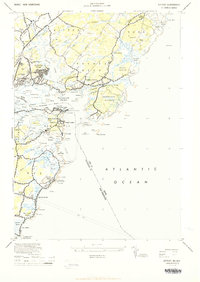 Kittery 1944 topographic map thumbnail