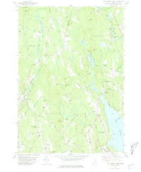 Lake Auburn West 1981 topographic map thumbnail