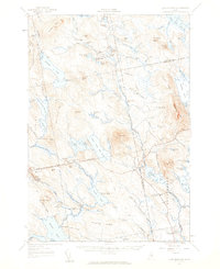 Lead Mountain 1957 topographic map thumbnail