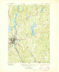Lewiston 1942 topographic map thumbnail