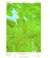 Little Bigelow Mtn 1956 topographic map thumbnail