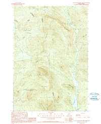 Little Kennebago Lake 1990 topographic map thumbnail