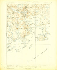 Machias 1918 topographic map preview