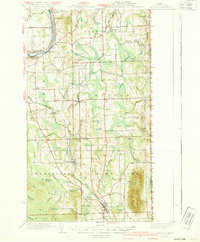 Mars Hill 1940 topographic map thumbnail