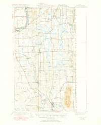 Mars Hill 1940 topographic map preview