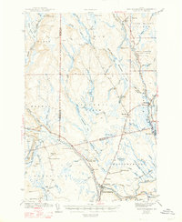 Mattawamkeag 1942 topographic map thumbnail