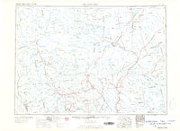 Millinocket 1960 topographic map preview