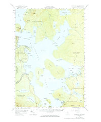 Moosehead Lake 1957 topographic map thumbnail