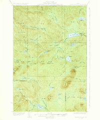 Mooseleuk Lake 1935 topographic map thumbnail