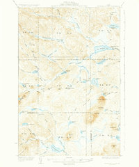 Mooseleuk Lake 1935 topographic map thumbnail