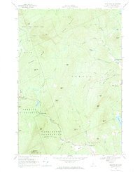 Mount Blue 1968 topographic map thumbnail