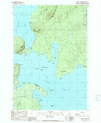 Mount Kineo 1989 topographic map thumbnail