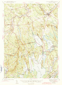 Norridgewock 1943 topographic map thumbnail
