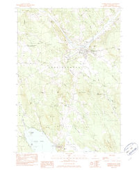 Norridgewock 1982 topographic map thumbnail