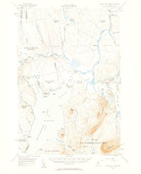 North East Carry 1954 topographic map thumbnail
