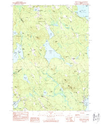 North Sebago 1983 topographic map thumbnail