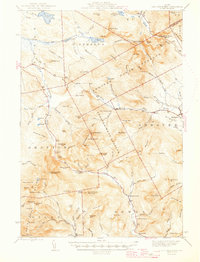 Old Speck Mtn 1945 topographic map thumbnail