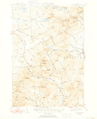 Old Speck Mtn 1945 topographic map thumbnail