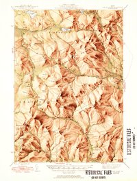 Old Speck Mtn 1945 topographic map thumbnail