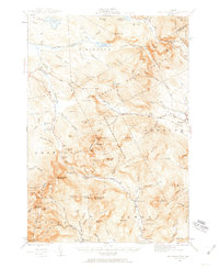 Old Speck Mtn 1943 topographic map thumbnail