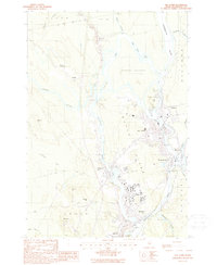 Old Town 1988 topographic map thumbnail