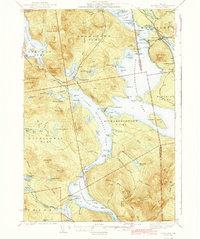 Oquossoc 1942 topographic map thumbnail