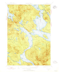 Oquossoc 1940 topographic map preview