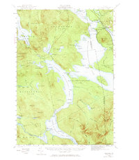 Oquossoc 1940 topographic map thumbnail