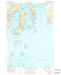 Pemaquid Point 1969 topographic map thumbnail